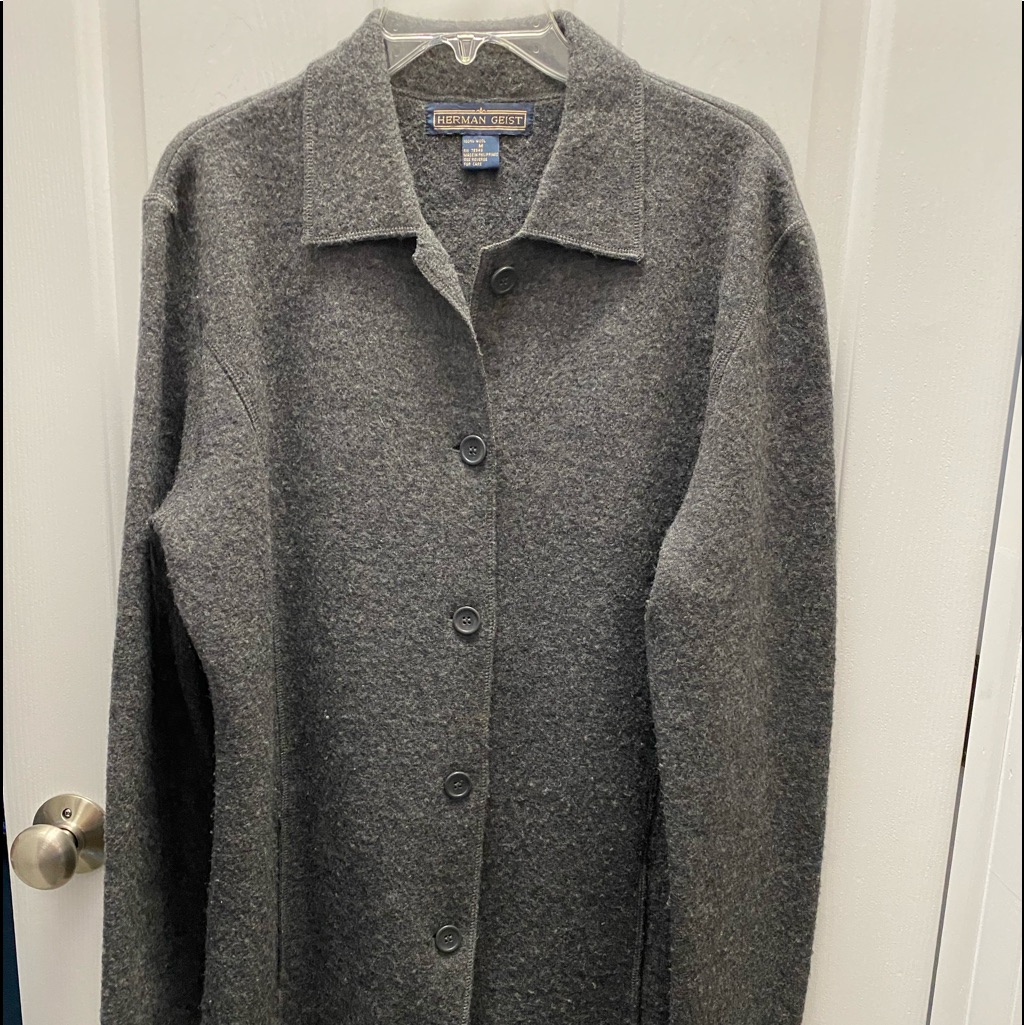 A Medium Wool Gray Jacket